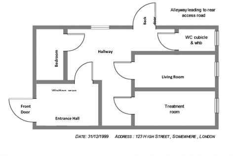 An HMO floorplan example