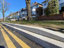 Double height kerb