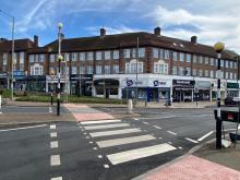 Zebra road crossing