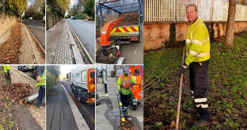 Digby, one of our Street Cleansing Driver Operatives, is part of Barnet's leaf-clearing team.