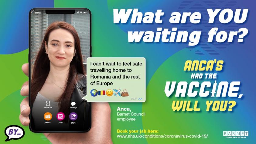 Anca has had the vaccine, will you?