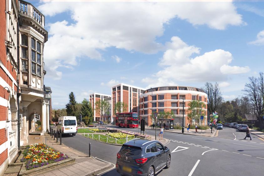 Illustrative view from St Josephs Grove