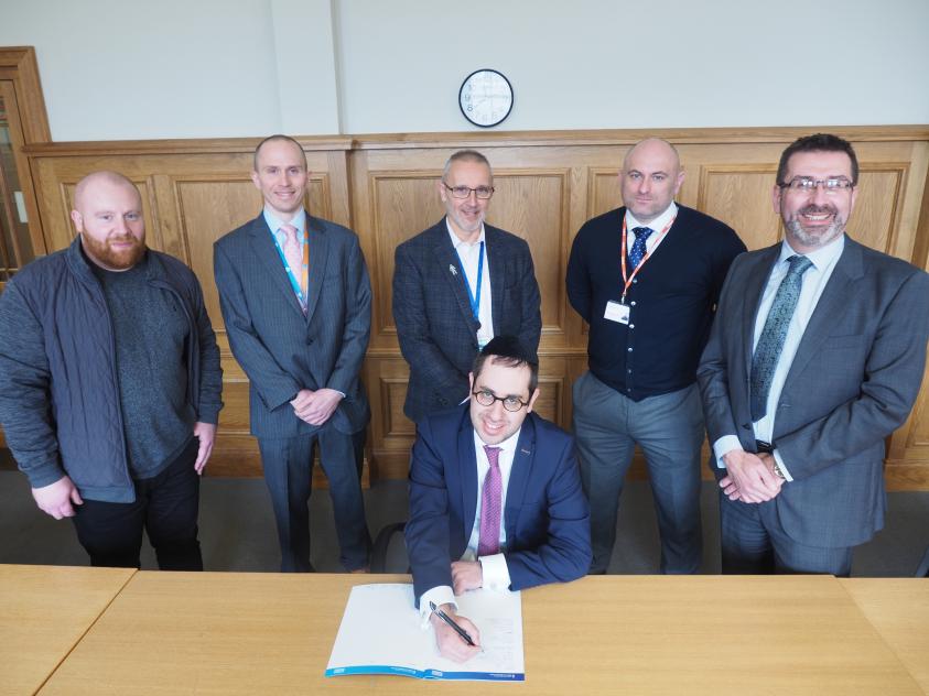Signing of Utilities and Highways Charter