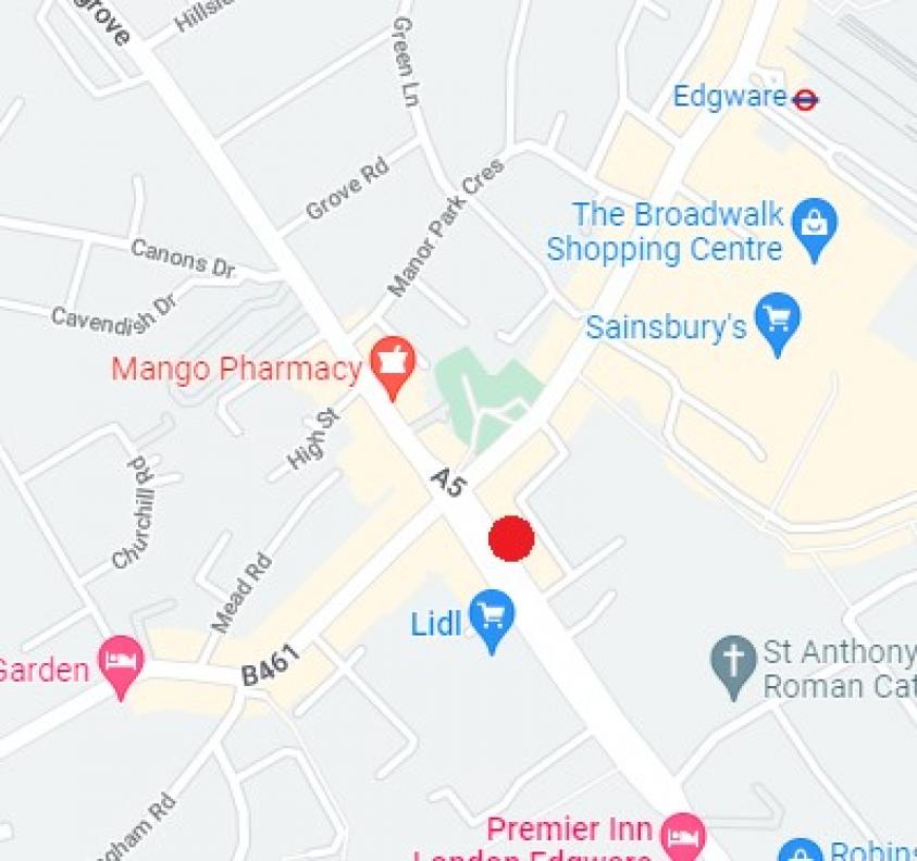 Emergency Works - Junction of A5 and Station Road