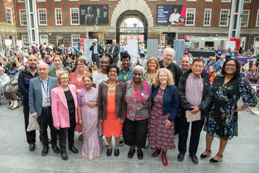 Barnet Council and Age UK Barnet are on a mission to become a fully-fledged ‘age-friendly’ borough. Pictured at Silver Sunday extravaganza in Middlesex University on 1 October.