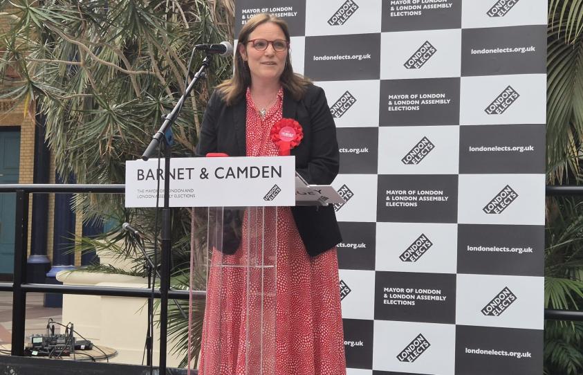 Anne Clarke of the Labour Party has been re-elected as the Assembly Member for the Barnet and Camden constituency of the London Assembly
