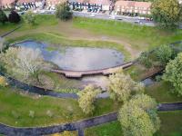 An existing SuDS scheme in Barnet, the wetland area created by Barnet Council in Silkstream Park, Burnt Oak