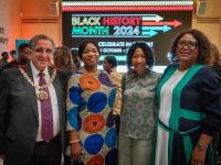 Black History Month began with a celebratory event at the Visitor Pavilion in Brent Cross Town on Tuesday evening